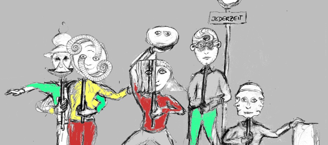 Menschen, die warten - Projekt Chrononima